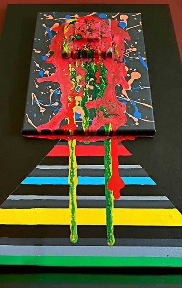Custom Art Piece — Custom Artwork painting by Lara Melachrinou. Acrylic on canvas, 2026.